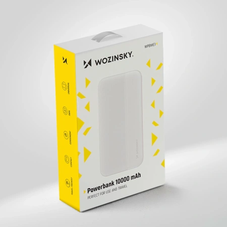 WOZINSKY POWERBANK LI-PO 10000MAH DO TELEFONÓW 2 X USB Z SZYBKIM ŁADOWANIEM