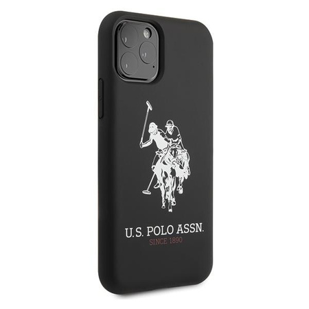 Etui U.S. Polo Assn. Silicone Collection na iPhone 11 Pro Max - czarne Silicone Collection