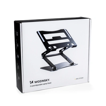 WOZINSKY PODSTAWKA ALUMINIOWA DO LAPTOPÓW Z GRATISOWĄ PODSTAWKĄ DO TELEFONU