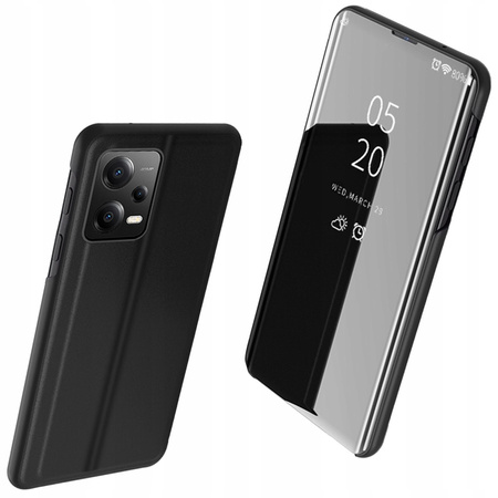 HURTEL ETUI CASE CLEAR VIEW DO XIAOMI REDMI NOTE 12 5G POCO X5 5G Z KLAPKĄ