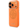 Etui Guess Perforated 4G MagSafe do      iPhone 17 Pro pomarańczowy