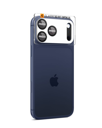 OSŁONA APARATU SPIGEN OPTIK PRO XL GLAS.TR ”EZ FIT” CAMERA PROTECTOR IPHONE 17 PRO BLACK