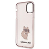 Etui Karl Lagerfeld KLHCN61HNCHTCP na iPhone 11 / Xr - różowe Ikonik Choupette