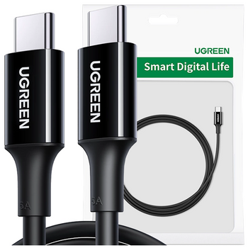 Kabel Ugreen US300 USB-C / USB-C 480Mb/s 5A 2m - czarny