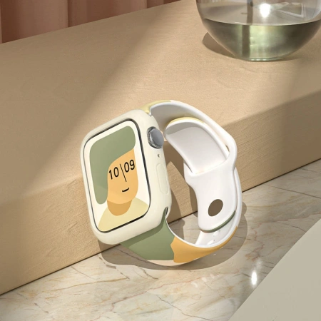 HURTEL STRAP MORO PASEK DO APPLE WATCH 9 8 7 6 SE 5 4 3 2 SILIKONOWA OPASKA