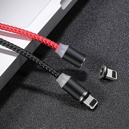 USAMS KABEL MAGNETYCZNY U-SURE DO LIGHTNING 1M 2.1A DO APPLE SZYBKIE