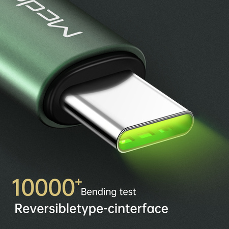 MCDODO KABEL USB-C SZYBKIE ŁADOWANIE DO SAMSUNG ŁADOWARKA USB TYP C LED 1M
