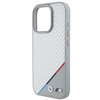 BMW BMHMP16L23PUDTS iPhone 16 Pro 6.3 szary/grey hardcase M Carbon Tricolor Line MagSafe