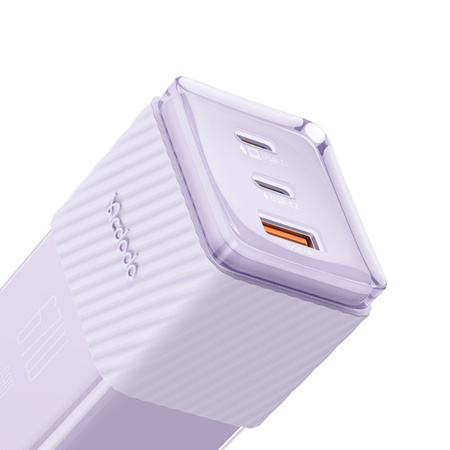 MCDODO SZYBKA ŁADOWARKA SIECIOWA ZASILACZ KOSTKA 3X USB-C PD USB-A GAN 67W