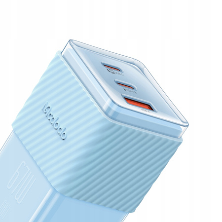 MCDODO SZYBKA ŁADOWARKA SIECIOWA ZASILACZ KOSTKA 3X USB-C PD USB-A GAN 67W