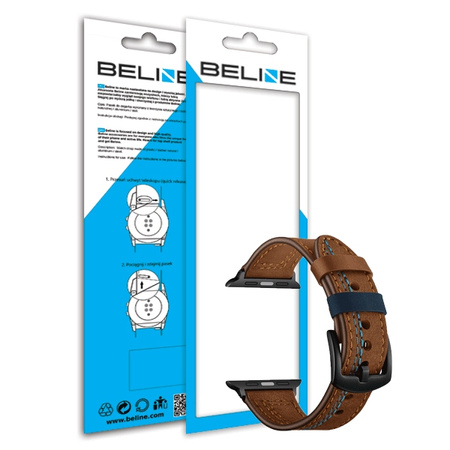 BELINE PASEK DO ZEGARKA 22MM CASUAL DO APPLE WATCH 6 7 8 WYSOKA STYLOWOŚĆ