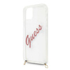 Guess GUHCP12SCRTVSPI iPhone 12 mini 5,4" różowy/pink hardcase Script Vintage