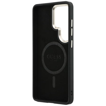 Etui Guess 4G Embossed Ring MagSafe do   Samsung Galaxy S26 Ultra brązowy
