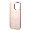 Karl Lagerfeld KLHMP14LSSKCI iPhone 14 Pro 6,1" hardcase jasnoróżowy/light pink Silicone Karl & Choupette Magsafe