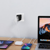 Choetech ładowarka GaN 140W 4 porty (2x USB C, 2x USB) czarna (PD6005)