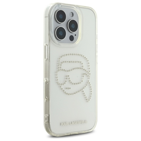 KARL LAGERFELD ETUI HARDCASE DO IPHONE 16 PRO MAX 6.9 PRZEZROCZYSTE Z KARL