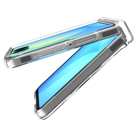 Etui Spigen Ultra Hybrid Pro Mag MagSafe na Samsung Galaxy Z Flip 7 - przezroczysto-białe