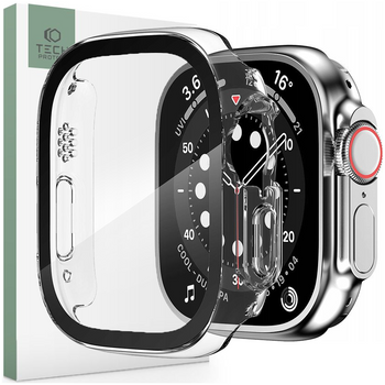 TECH-PROTECT CASE OCHRONNE ETUI DO APPLE WATCH 49 MM ULTRA DEFENSE360 CLEAR