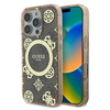 GUESS ETUI HARDCASE DO IPHONE 16 PRO MAX DO MAGSAFE PEONY KWIATY TŁO 4G