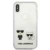 KARL LAGERFELD ETUI HARDCASE DO IPHONE XS MAX 7 8 11 12 13 14 TRANSPARENTNE