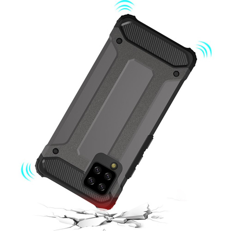 Hybrid Armor pancerne hybrydowe etui pokrowiec iPhone 13 srebrny