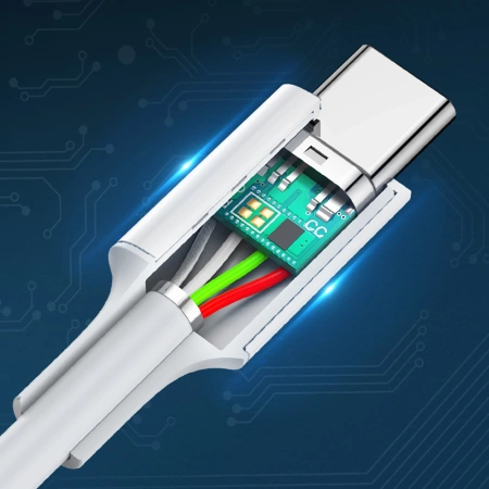 UGREEN KABEL USB-C USB-C DO TELEFONÓW 1M PD QC AFC ŁADOWANIE BEZPRZEWODOWE