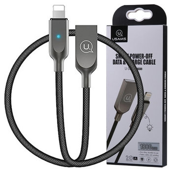 USAMS KABEL DO LIGHTNING DO IPHONE 12 13 14 1.9M POWER-OFF SZYBKIE
