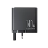 Ładowarka GaN UK Joyroom JR-TCG05UK 140W 3x USB-C USB-A + kabel USB-C / USB-C 240W 1.2m
