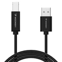 WOZINSKY KABEL PRZEWÓD USB-B USB-A DO DRUKARKI SKANERA 480MB/S 1M CZARNY