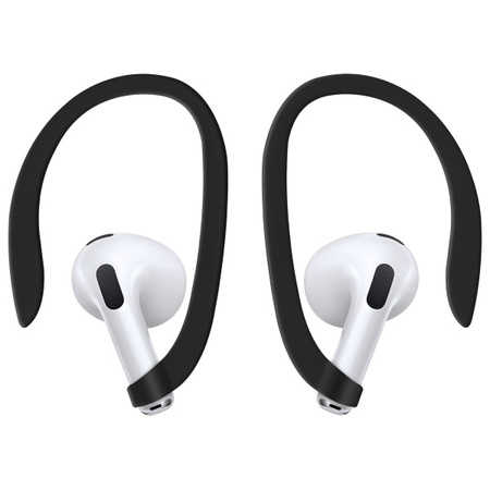 UNIQ etui Nexo AirPods 4 + Ear Hooks     Silicone czarny/black