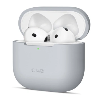 TECH-PROTECT POKROWIEC DO APPLE AIRPODS 4 SILIKONOWE Z OCHRONĄ NA