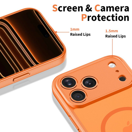TECH-PROTECT BASICMAG MAGSAFE IPHONE 17 PRO MATTE COSMIC ORANGE