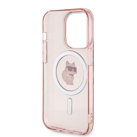 KARL LAGERFELD ETUI HARDCASE DO IPHONE 14 PRO MAX Z MAGNETYCZNYM STANDEM