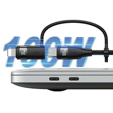 USAMS ZESTAW KABLI 6W1 USB-C USB MICRO-USB DO LIGHTNING DO TELEFONÓW 1,2M