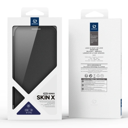 DUX DUCIS ETUI SKIN X PRO DO IPHONE 17 PRO Z PORTFELEM KOMPAATYBILNE