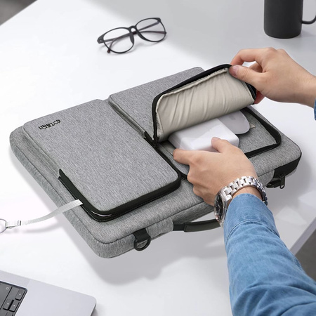 TECH-PROTECT TORBA DEFENDER DO LAPTOPA 13-14 WODOODPORNE ZAMKNIĘCIE OCHRONA