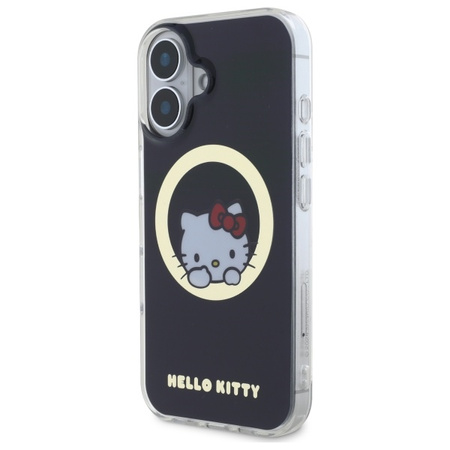 HELLO KITTY ETUI HARDCASE DO IPHONE 16 6,1 DO MAGSAFE SWEET KITTY CZARNY