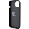 Etui BMW Grip Stand Smooth & Carbon na iPhone 15 - czarne