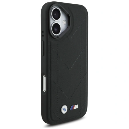 BMW ETUI CASE DO MAGSAFE IPHONE 17 M QUILTED LOGO LUKSUSOWY OCHRONNY