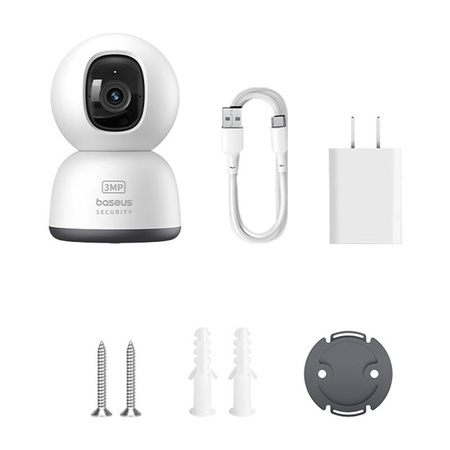 BASEUS KAMERA WEWNĘTRZNA IP 2K DO SMART HOME MONITORING ZDALNE PODGLĄDANIE