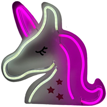 BELINE NEON LIGHT JEDNOROŻEC LED DO DEKORACJI POKOJU LAMPA