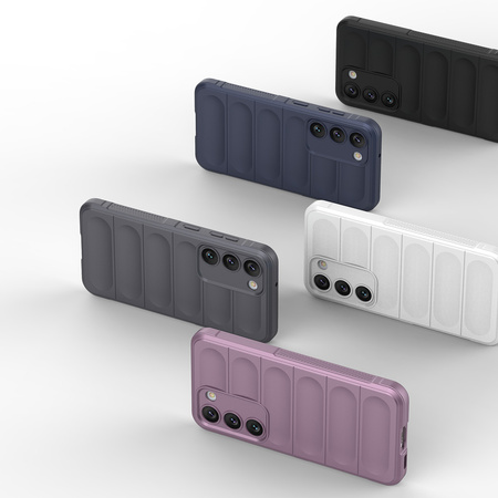 Magic Shield Case etui do Samsung Galaxy S23+ elastyczny pancerny pokrowiec burgundowe