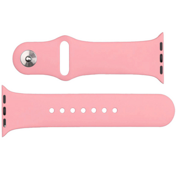 Silicone Strap APS silikonowa opaska do Watch 8 / 7 / 6 / 5 / 4 / 3 / 2 / SE (41 / 40 / 38mm) pasek bransoleta do zegarka różowy