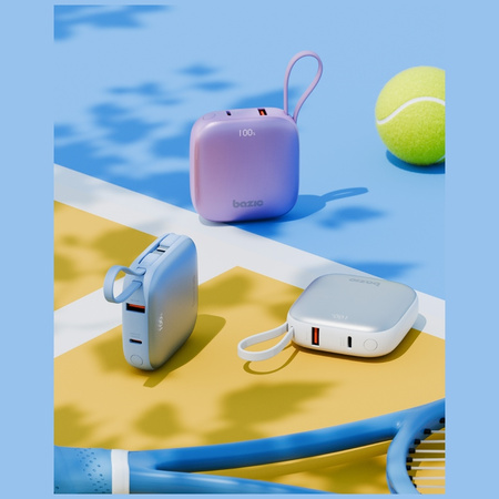 PowerBank 4w1 Bazic Fusion 10000mAh PD20W USB-C/Lightning czarny