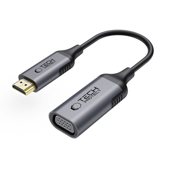 TECH-PROTECT ADAPTER HDMI DO VGA PRZEJŚCIÓWKA FULL HD 60HZ DO TELEWIZOR