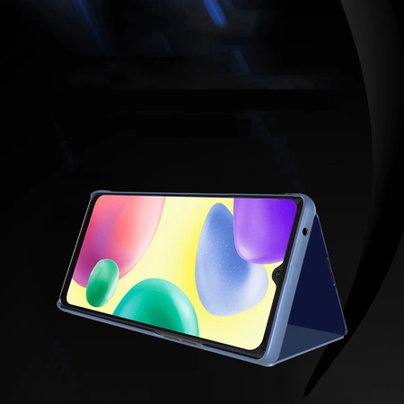 HURTEL ETUI CLEAR VIEW POKROWIEC DO XIAOMI REDMI 10C Z KLAPKĄ OCHRONA