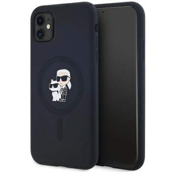 KARL LAGERFELD ETUI HARDCASE DO IPHONE 11 Xr 6.1 SILIKONOWE DO MAGSAFE