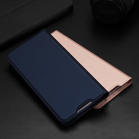 DUX DUCIS Skin Pro kabura etui pokrowiec z klapką Samsung Galaxy A72 4G niebieski