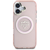 GUESS ETUI DO IPHONE 16 TPU MAGNETYCZNE Z LOGO METAL MOUNTAIN DO MAGSAFE
