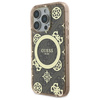 GUESS ETUI HARDCASE DO IPHONE 16 PRO DO MAGSAFE Z WZOREM PEONY NA TLE 4G